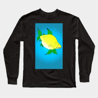 Lemonshark cartoon style Long Sleeve T-Shirt